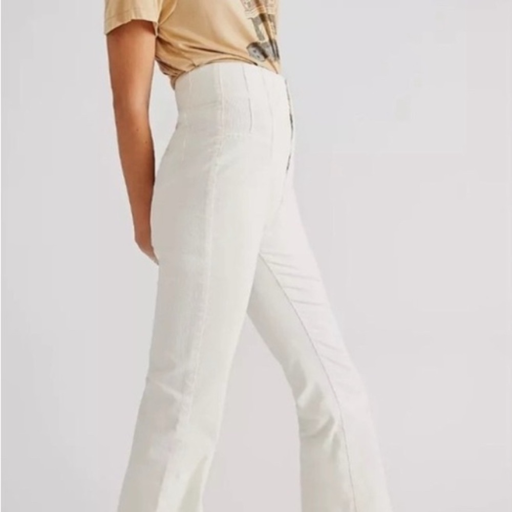 We The Free Cream High Rise Jeans - Picture 3 of 6